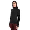 Miniatyrbillede 1 af 10: Icebreaker Sweatshirt Zone Knit Zip Sort S Kvinde