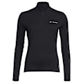 Miniatyrbillede 3 af 4: Vaude Livigno Ii Halv Lynlås Langærmet T-shirt Sort 40 Kvinde