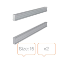 Miniatyrbillede 2 af 4: Nobo Fast Indeksstøtte Token Fastening Guide 2x 15 Enheder