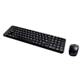 Miniatyrbillede 1 af 4: Logitech Trådløst Tastatur Og Mus Mk220 Sort Spanish QWERTY