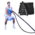 Miniatyrbillede 2 af 2: Softee Functional Battle Rope With Hook Sort 12 m