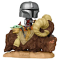 Pikkukuva 1 / 3: Funko Pop Star Wars The Mandalorian Mando On Bantha Child In Bag Monivärinen