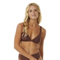 Miniatyrbild 1 av 6: Rip Curl Bikinitopp Premium Surf Wide Bind Triangle Brun L Kvinna
