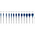 Miniatyrbillede 9 af 9: Bosch Professional Router Bit Expert Self Cut 10/12/13/14/16/18/20/22/24/25/28/30/32 Mm 13 Enheder Søvfarvet
