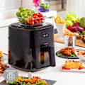 Miniatyrbillede 4 af 7: Innovagoods Air Fryer Fryinn Balance 5000 1500w 5l Sort 5 liters / EU Plug