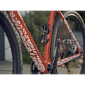 Miniatyrbillede 4 af 4: All Mountain Style Frame Guard Extra Stickers Honeycomb Grå