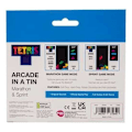 Miniatyrbillede 2 af 6: Fizz Creations Spilkonsol Arcade In A Tin Tetris Mini Transparent