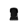 Miniatyrbillede 4 af 5: Hey Dude Denny Wool Faux Shearling Sko Sort EU 36 Kvinde