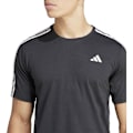 Miniatyrbillede 4 af 5: Adidas Stripes Kortærmet T-shirt Own The Run Excite 3 Sort M / Regular Mand