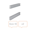 Miniatyrbillede 2 af 4: Nobo Fast Indeksstøtte Token Fastening Guide 2x 10 Enheder
