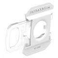 Miniatyrbillede 3 af 4: Fastmount Klæbemiddel E Panel Clip Han Base Textil 10 Enheder Transparent