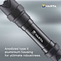 Miniatyrbillede 5 af 10: Varta Indestructible F30 Pro 6w Led Alu Sort 650 Lumen