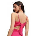 Miniatyrbillede 2 af 4: Superdry Studios Jersey Open Back ærmeløs Lang Kjole Rosa M Kvinde