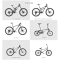 Miniatyrbillede 9 af 9: All Mountain Style Frame Guard Extra Stickers Honeycomb Hvid,Sort