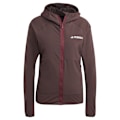 Miniatyrbillede 3 af 7: Adidas Fleece Med Fuld Lynlås Organiser Techrock Reversible High-pile-fleece Brun L Kvinde