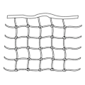 Miniatyrbillede 3 af 3: Euromarine Knotted Square Mesh Lifesaver Net 100 M  60 cm