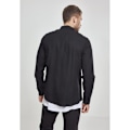 Miniatyrbillede 5 af 8: Urban Classics Basic Skjorte Flanell Sort L Mand