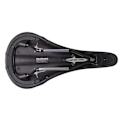 Miniatyrbillede 5 af 5: Wtb Titanium Sadel Silverado Sort 135 mm