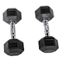 Miniatyrbillede 3 af 3: Olive Rubber Hex 9kg Pair Sort,Søvfarvet 9 kg