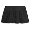 Miniatyrbild 3 av 5: Superdry Mini Kjol Low Rise Pleated Grå XS Kvinna
