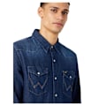 Miniatyrbillede 4 af 4: Wrangler Lang ærmet Skjorte 27mw Blå 3XL Mand
