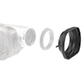 Pikkukuva 3 / 3: Kaiser Lens Hood For Pancake Musta