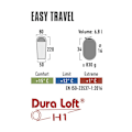 Miniatyrbild 5 av 5: High Peak Sovsäck Easy Travel Blå Regular / Left Ziper