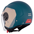 Miniatyrbillede 4 af 9: Mt Helmets Åben Ansigtshjelm Viale Sv S Beta  M