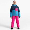 Miniatyrbild 10 av 10: Dare2b Junior Hood Jacka Steazy Blå,Rosa 11-12 Years Pojke