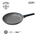 Miniatyrbillede 2 af 2: Edm Nonstick Stegepande Professional Line 28 Cm Sort
