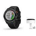 Miniatyrbillede 1 af 7: Garmin Armbåndsur Approach® S62 Bundle Søvfarvet