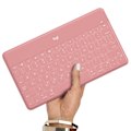 Miniatyrbillede 5 af 5: Logitech Trådløst Tastatur Keys To Go Rosa Nordic QWERTY