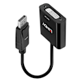 Pikkukuva 1 / 5: Lindy Iec 1 M Displayport-dvi-sovitin Hopeinen