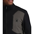 Miniatyrbillede 3 af 4: Spyder Fleece Med Fuld Lynlås Bandit Sort L Mand