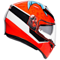 Miniatyrbillede 4 af 7: Agv Outlet Fuld Ansigtshjelm K3 Sv Multi Mplk Orange XS
