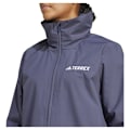 Pikkukuva 5 / 5: Adidas Multi Essentials 2l Rain Takki Sininen S Nainen
