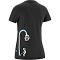 Miniatyrbillede 2 af 2: Edelrid Kortærmet T-shirt Rope Ii Sort M Kvinde