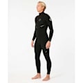 Miniatyrbillede 3 af 3: Rip Curl Langærmet Neoprendragt Uden Lynlås E Bomb 5/3 Mm Gb Stmr Sort XL