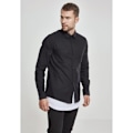 Miniatyrbillede 1 af 8: Urban Classics Basic Skjorte Flanell Sort L Mand