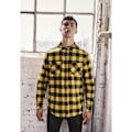Miniatyrbillede 1 af 8: Urban Classics Basic Flannelskjorte Gul XL Mand