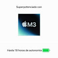 Miniatyrbillede 4 af 9: Apple Macbook Air 15´´ M3 8cpu 8gpu/24gb/512gb Ssd  Spanish QWERTY