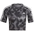 Miniatyrbillede 3 af 5: Adidas Kortærmet T-shirt Own The Run Excite Aop Sort S Kvinde