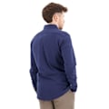 Miniatyrbillede 4 af 4: Dockers Lang ærmet Skjorte Alpha 360 Button Up Blå XL Mand