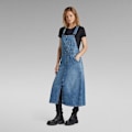 Miniatyrbillede 2 af 3: G-star Dungaree ærmeløs Kjole Blå 2XS Kvinde