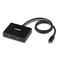 Miniatyrbillede 1 af 2: Lindy 2 Usb 3.2 Gen 2 Usb C Hub Sort