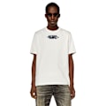 Miniatyrbillede 1 af 4: Diesel Just Slits N6 T-shirt Med Korte ærmer Hvid XL Mand