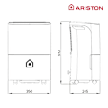 Miniatyrbillede 4 af 5: Ariston Affugter Deos 21s Net Transparent