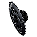 Miniatyrbillede 2 af 2: Sram Kassette Force Axs Xg-1270 Sort,Søvfarvet 12s / 10-28t