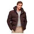 Miniatyrbillede 1 af 6: Superdry Puffer Jakke Everest Short Brun S Mand