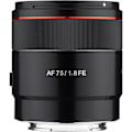 Miniatyrbillede 1 af 10: Samyang 1.8/75 Fe Sony Sort